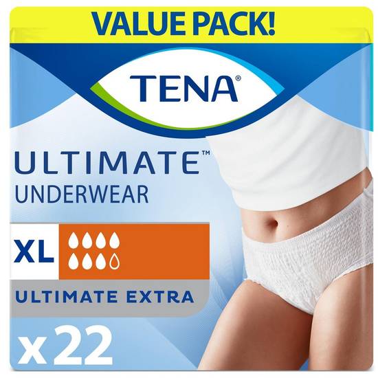 Tena Ultimate Protective Incontinence Underwear Xl (22 units)