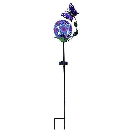 Garden Party Butterfly Solar Stake - 1.0 ea