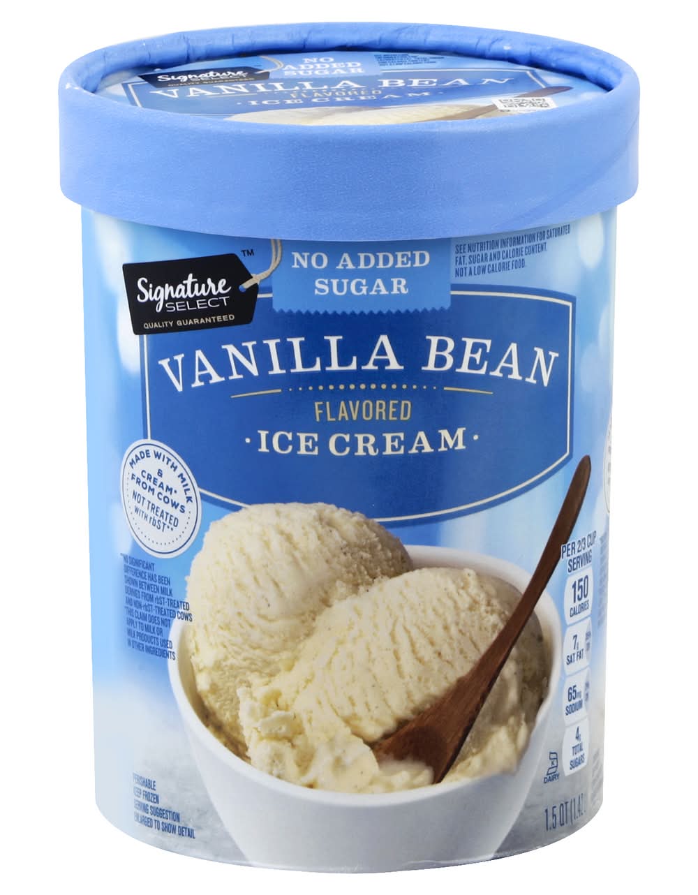 Signature Select Ice Cream, Vanilla Bean (1.5 qt)