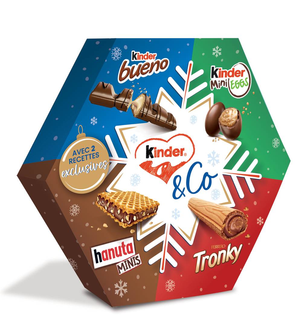 Kinder - Assortiment de chocolats et biscuits sélection, chocolat (11)