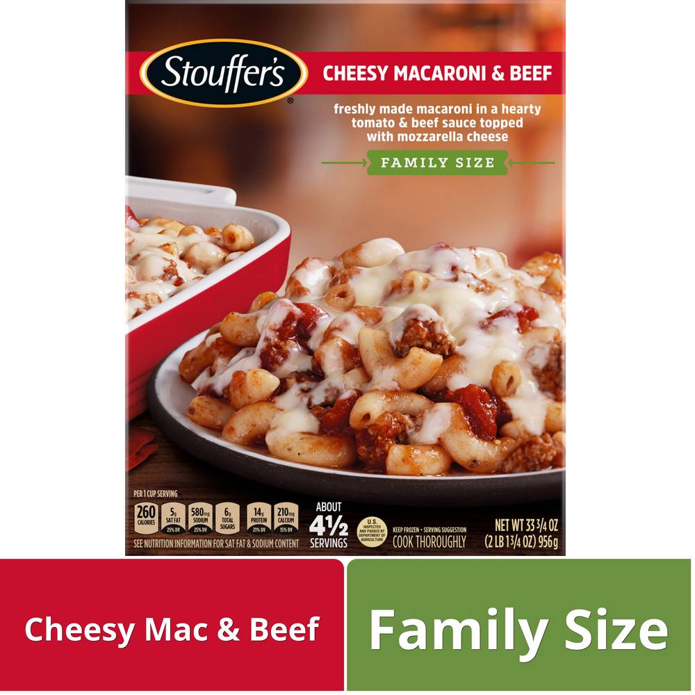 Stouffer's Classics Family Size Cheesy Macaroni and Beef (33.75 oz)