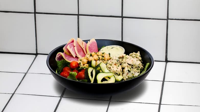 Herb Chicken Green Goddess Salad