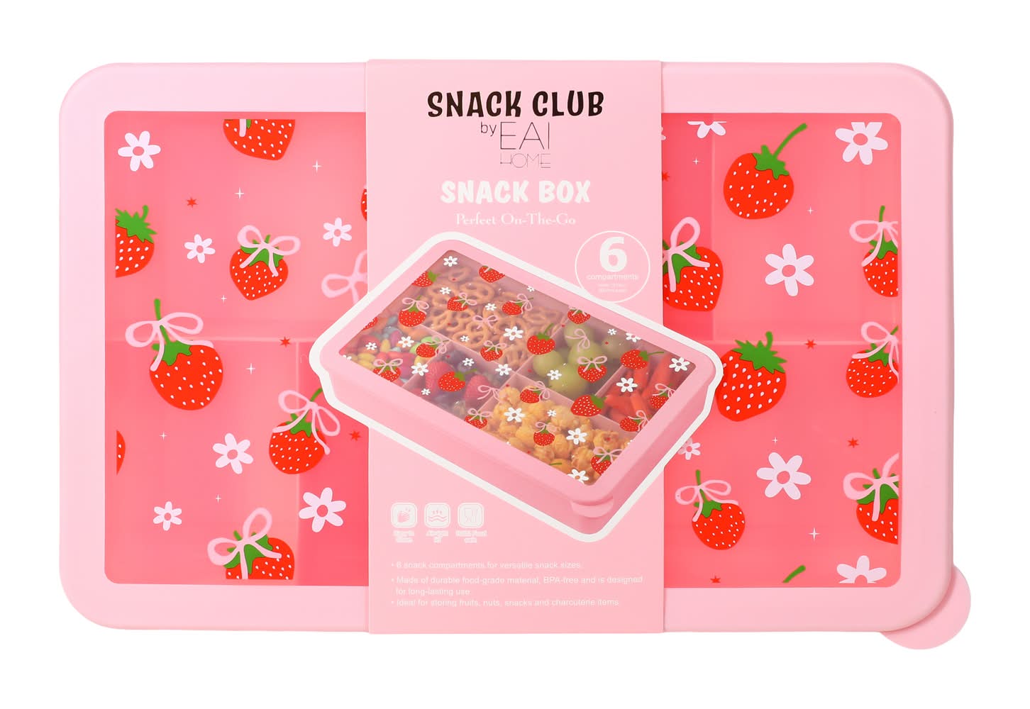 Snack Club™ Printed Snack Box Strawberry