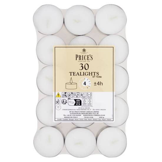 Price's Tealights Candle (30 ct)