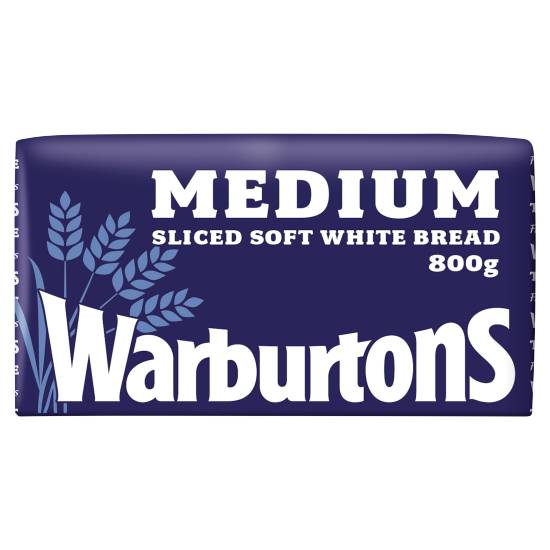 Warburtons Medium Sliced Soft White Bread