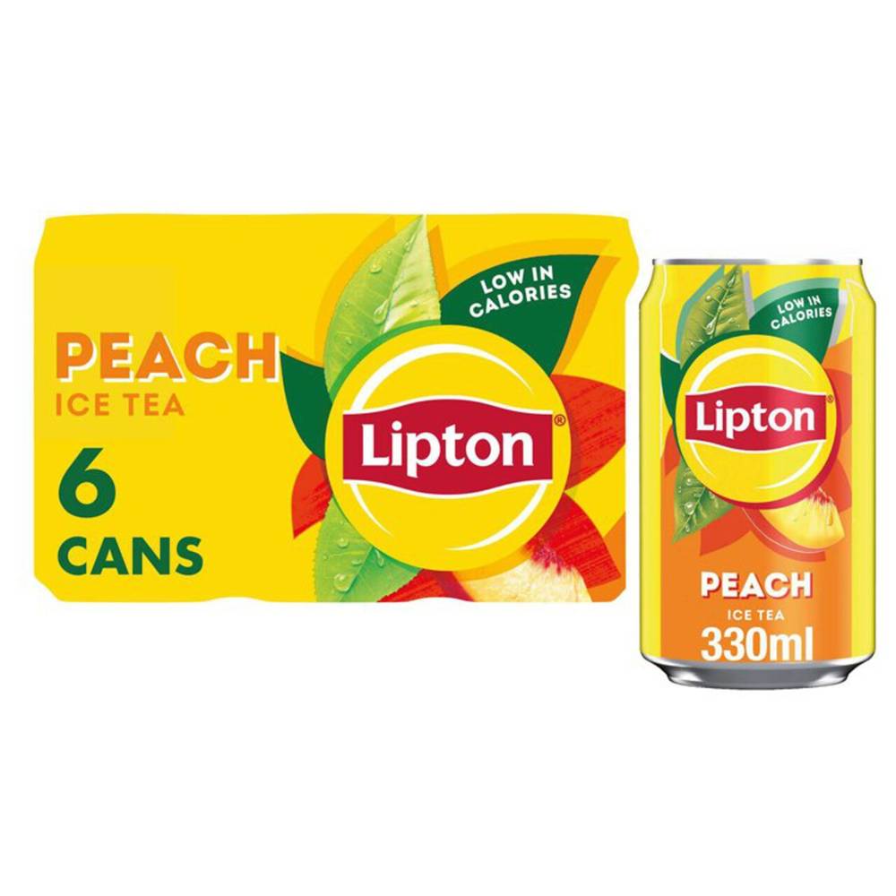 Lipton Ice Tea Peach (6 x 330ml)