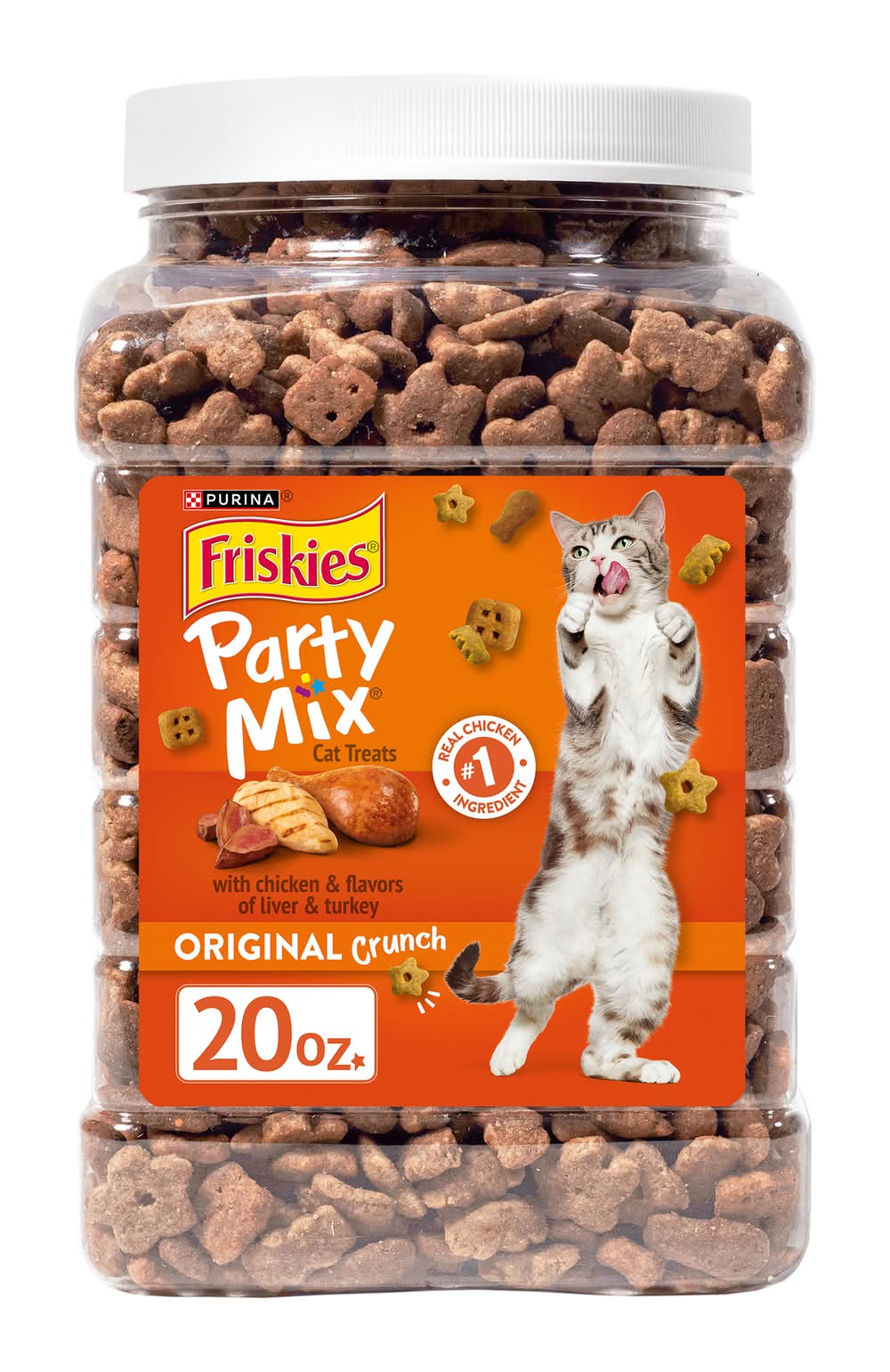 Purina Friskies Cat Treats, Chicken-Liver-Turkey (20 oz)