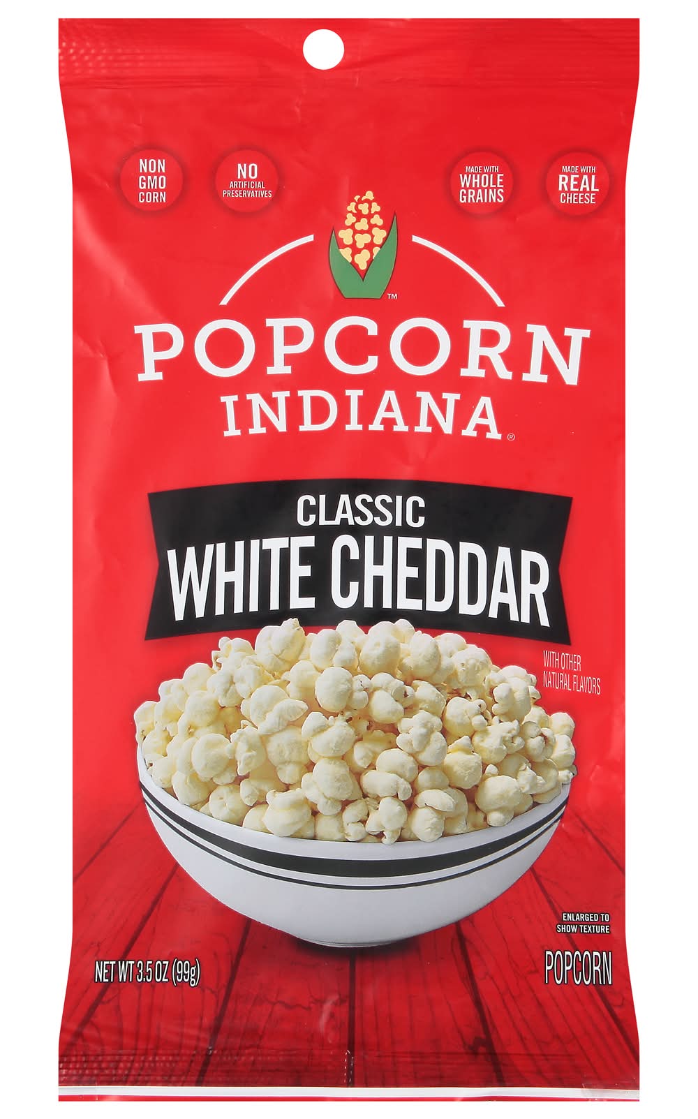 Popcorn Indiana Aged White Cheddar (3.5 oz)