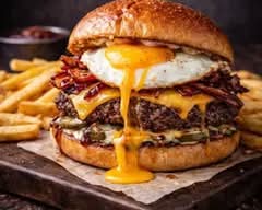 Gourmet Burger and Fries