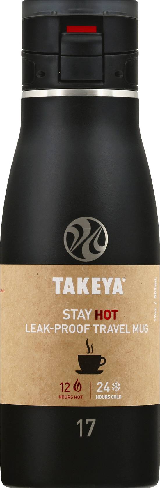 Takeya 17 oz Leak Proof Onyx Travel Mug (1 mug)