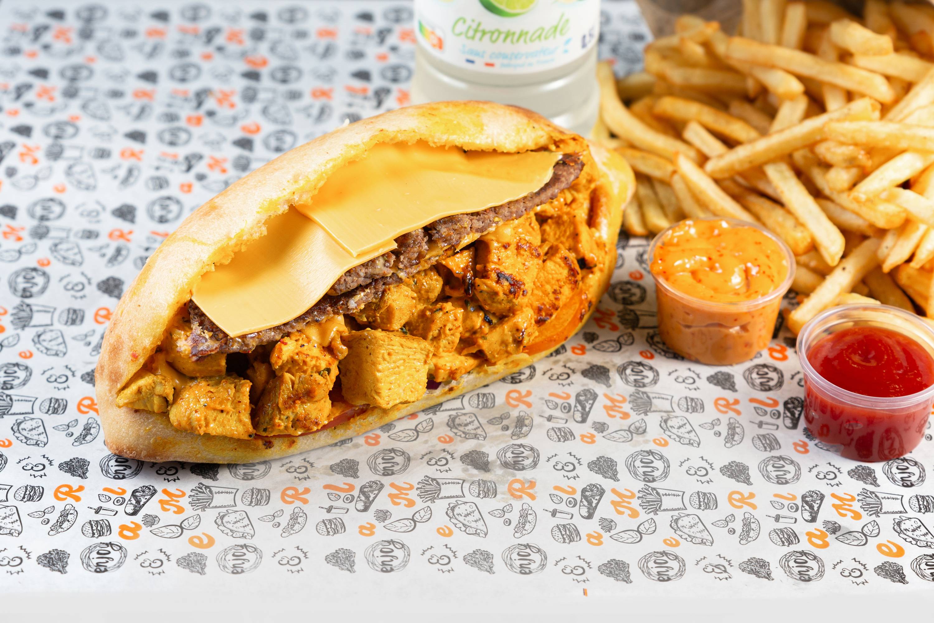 Sandwich Bollywood Curry