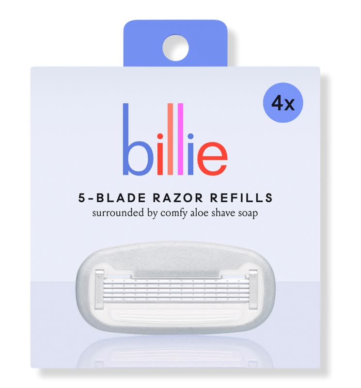 Billie 5 Blade Razor Refills 4 ct