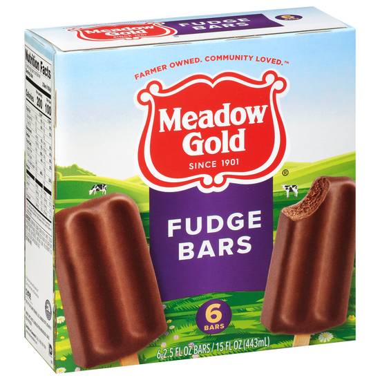 Meadow Gold Fudge Bars (6 x 2.5 fl oz)