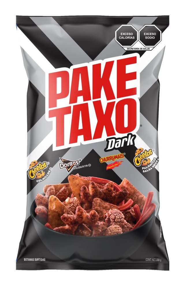 Paketaxo · Botanas surtidas, dark (208 g)