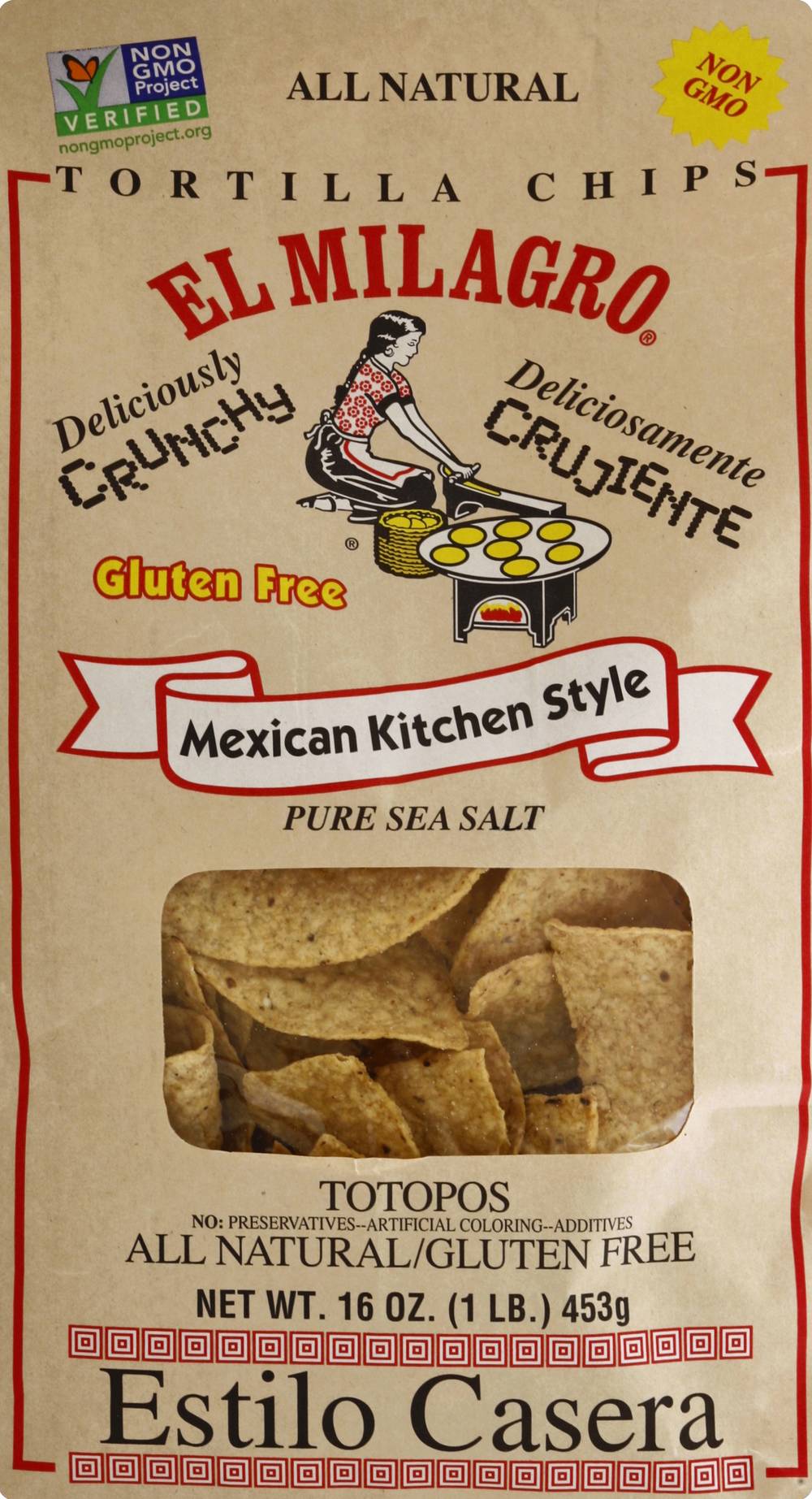 El Milagro Sea Salt Mexican Kitchen Style Tortilla Chips (1 lbs)