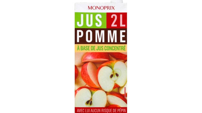 Monoprix Jus de pomme La brique de 2 l