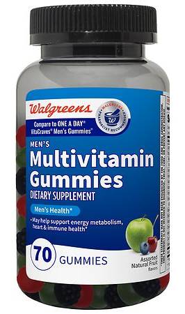 Walgreens Men's Multivitamin Gummies, Assorted (70 ct)
