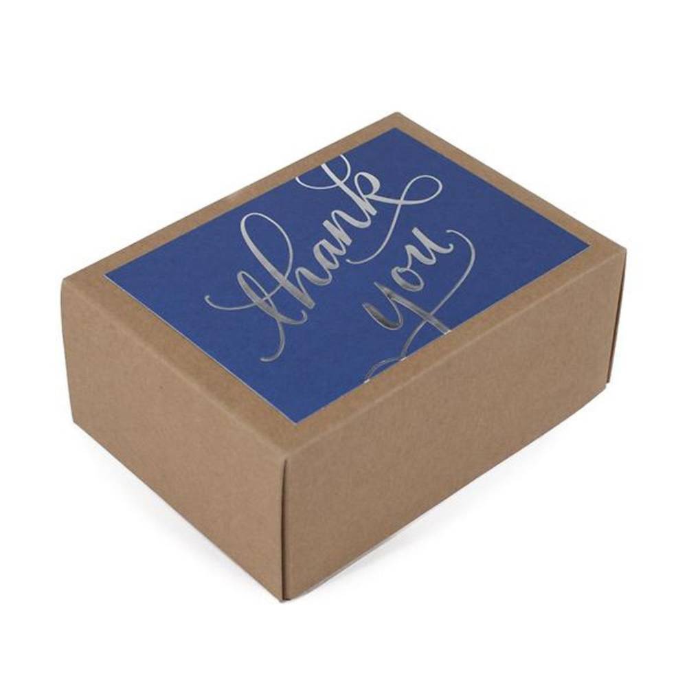 Hallmark Thank You Notes (No. 67) (Silver Foil Script, 40 Cards And Envelopes) 1 Ea