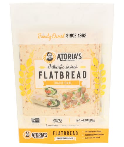 Atoria's Family Bakery Traditional Lavash Flatbread