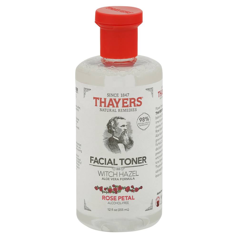 Thayers Rose Petal Witch Hazel Facial Toner (12 fl oz)