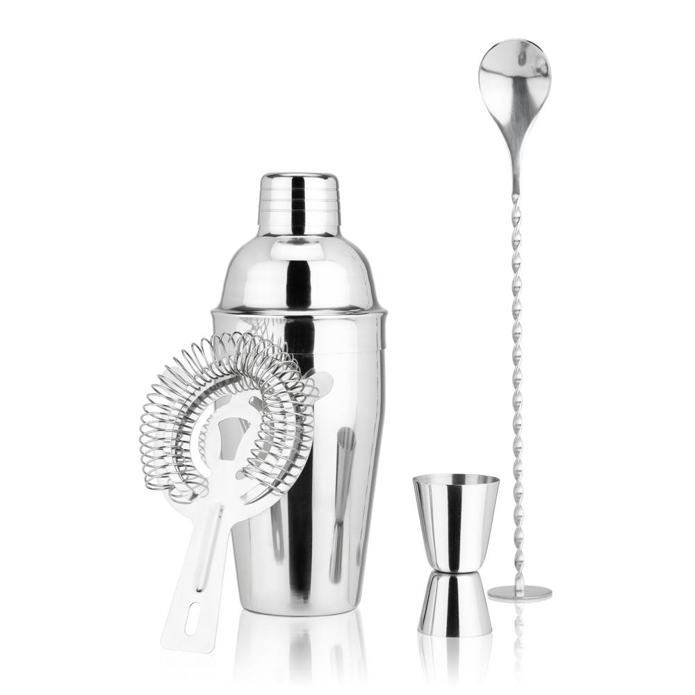 True Brands Fortify Stainless Steels Barware Set