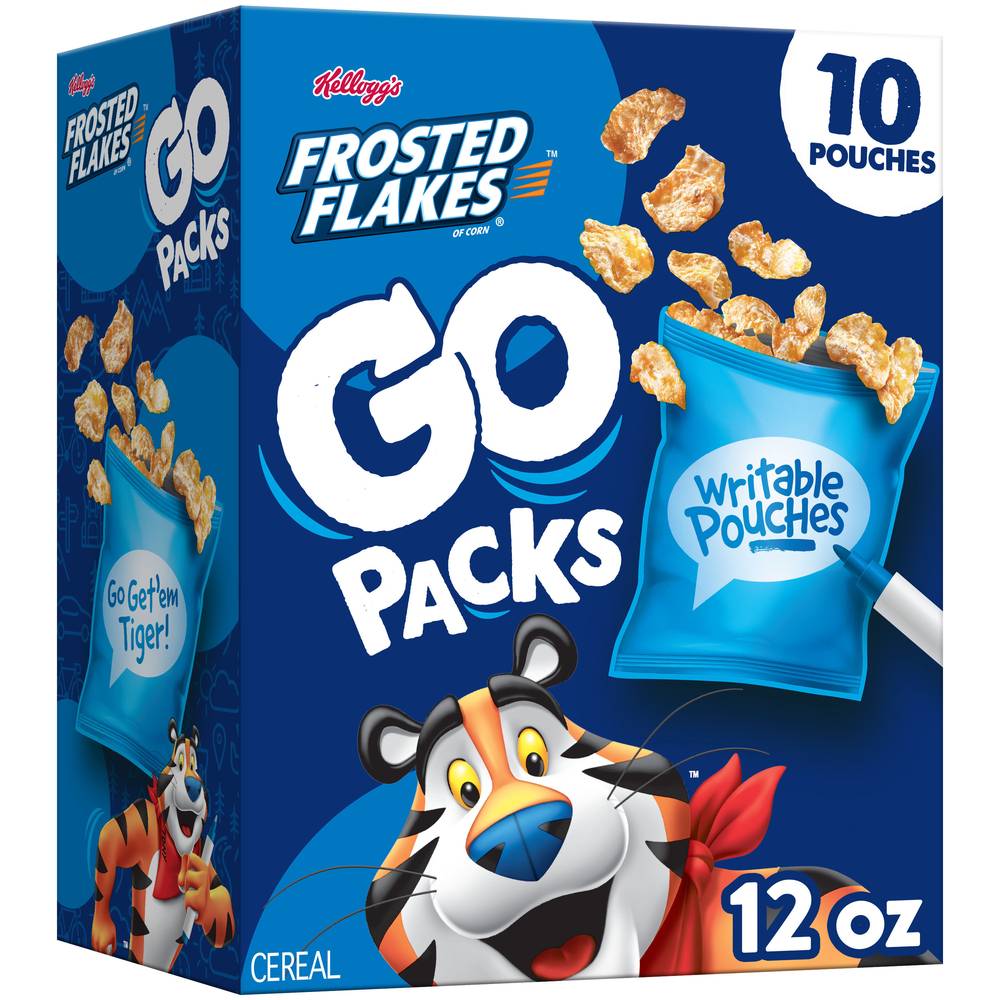 Kellogg's Frosted Flakes Cereal Snacking (12 oz, 10 ct)