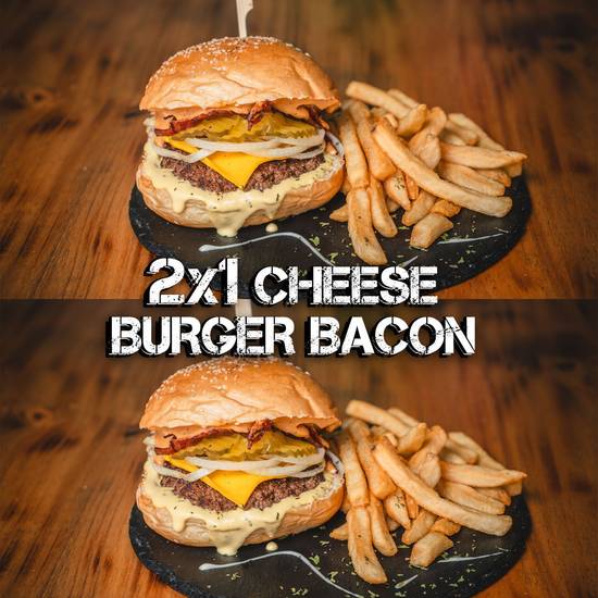 2x1 Cheese Burger Bacon