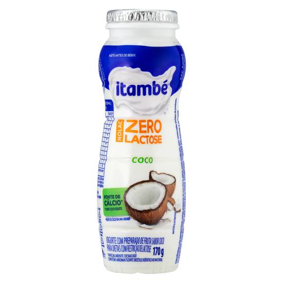 Itambé iogurte líquido nolac coco (170g)