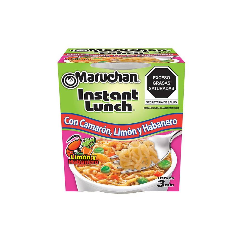 Maruchan · Sopa instántanea con camarón limón y habanero (64 g)