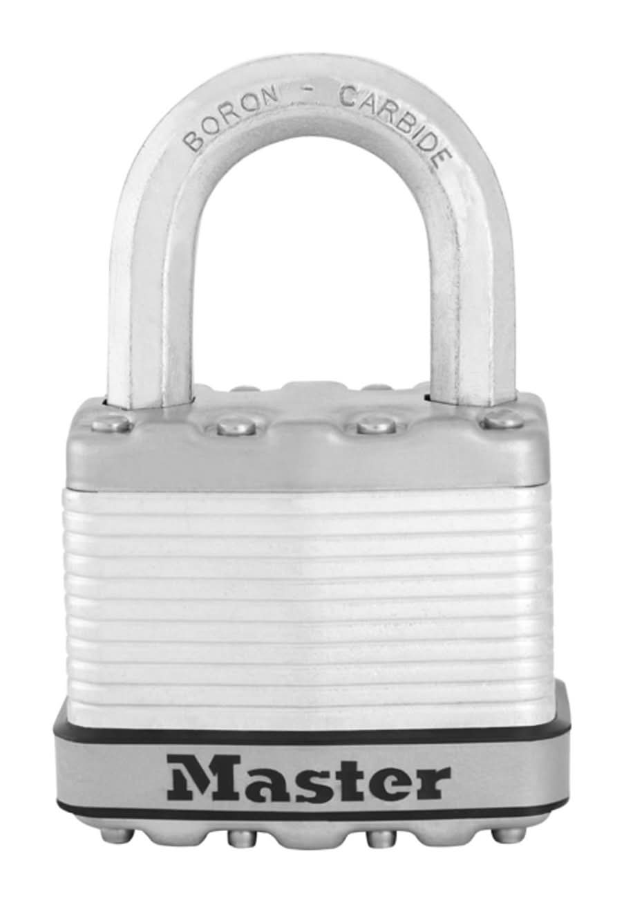 Master Lock 6.34 In. H X 1.34 In. W X 3.91 In. L Steel Ball Bearing Locking Weather-Resistant Padloc