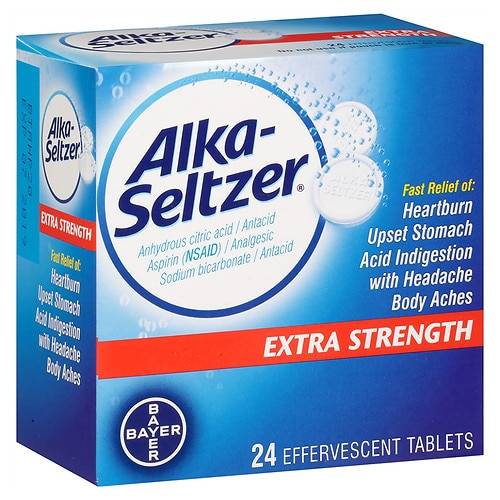 Alka-Seltzer Extra Strength Effervescent Tablets - 24.0 ea