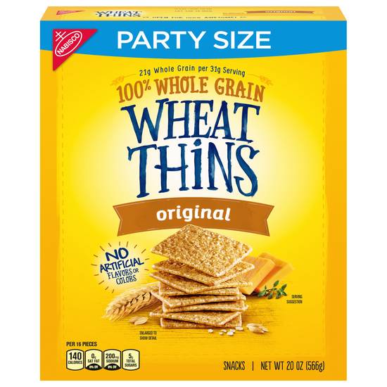 Wheat Thins Party Size 100% Whole Grain Original Snacks (20 oz)