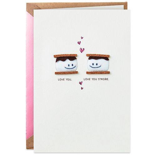 Order Hallmark Signature Romantic Valentine's Day Card or Everyday Love Card (S'mores) S8 - 1.0 ea food online from Walgreens store, Davenport on bringmethat.com