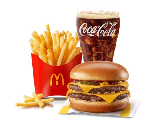 Double Cheeseburger Extra Value Meal [560-990 Cals]