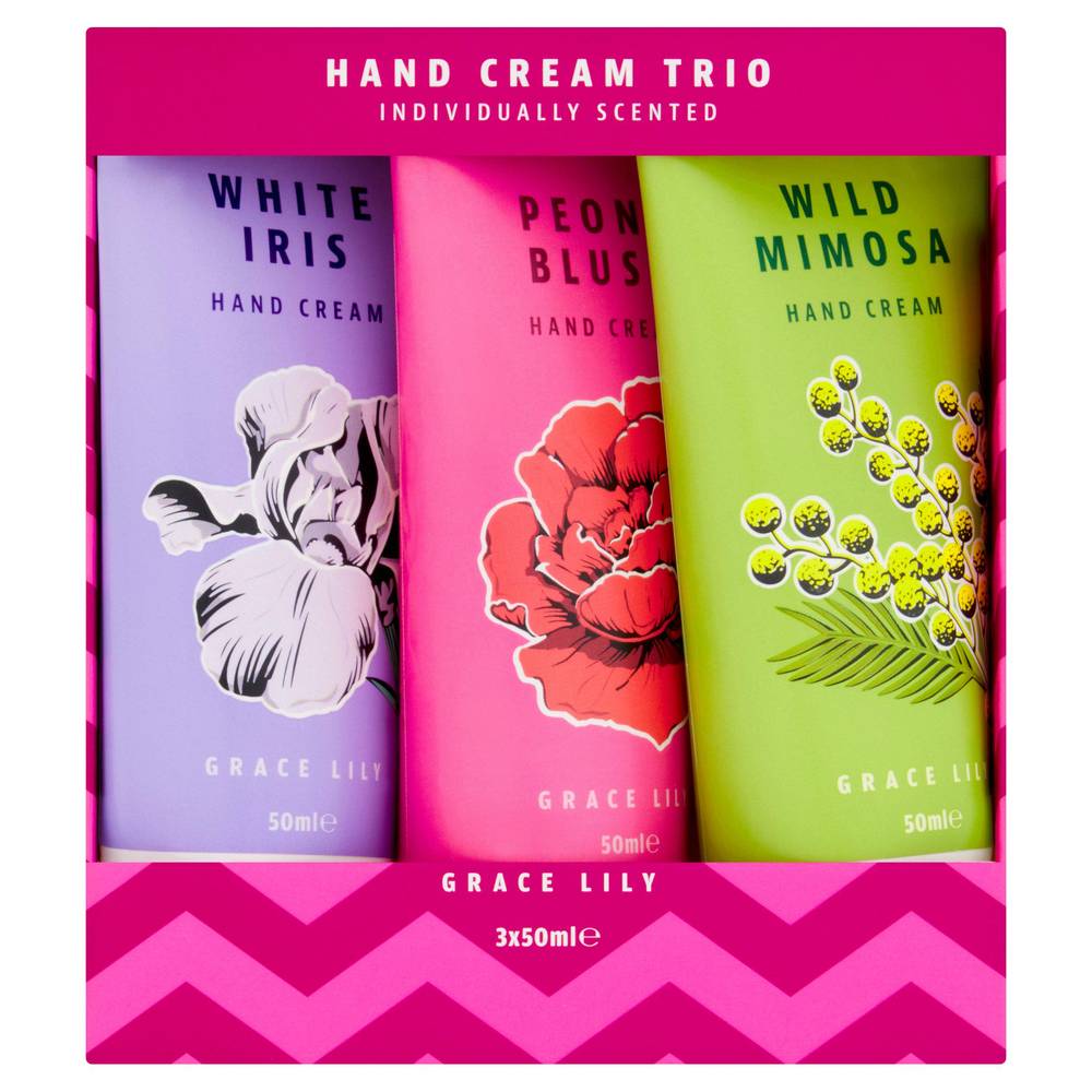 Grace Lily Hand Cream Trio 3x50ml