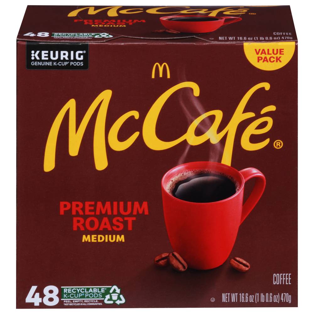 McCafé Premium Roast Medium Coffee K-Cup Pods