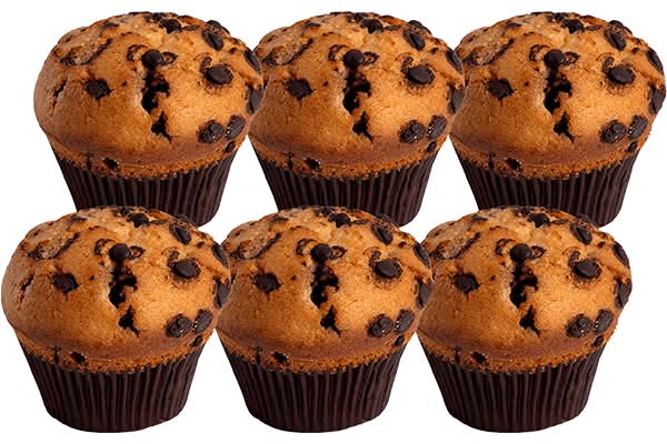 Pack 6 Muffin Chocolate