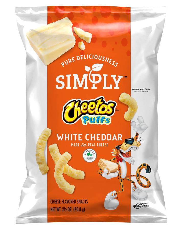 Cheetos Puffs Simply White Cheddar