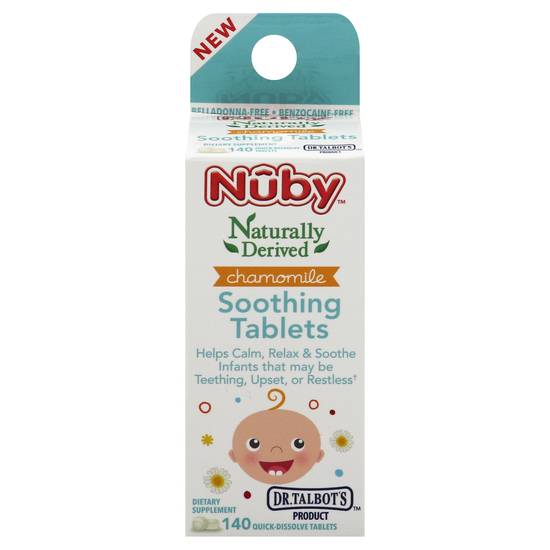 Dr. Talbot's Nuby Naturally Derived Chamomile Soothing Tablets (140 ct)