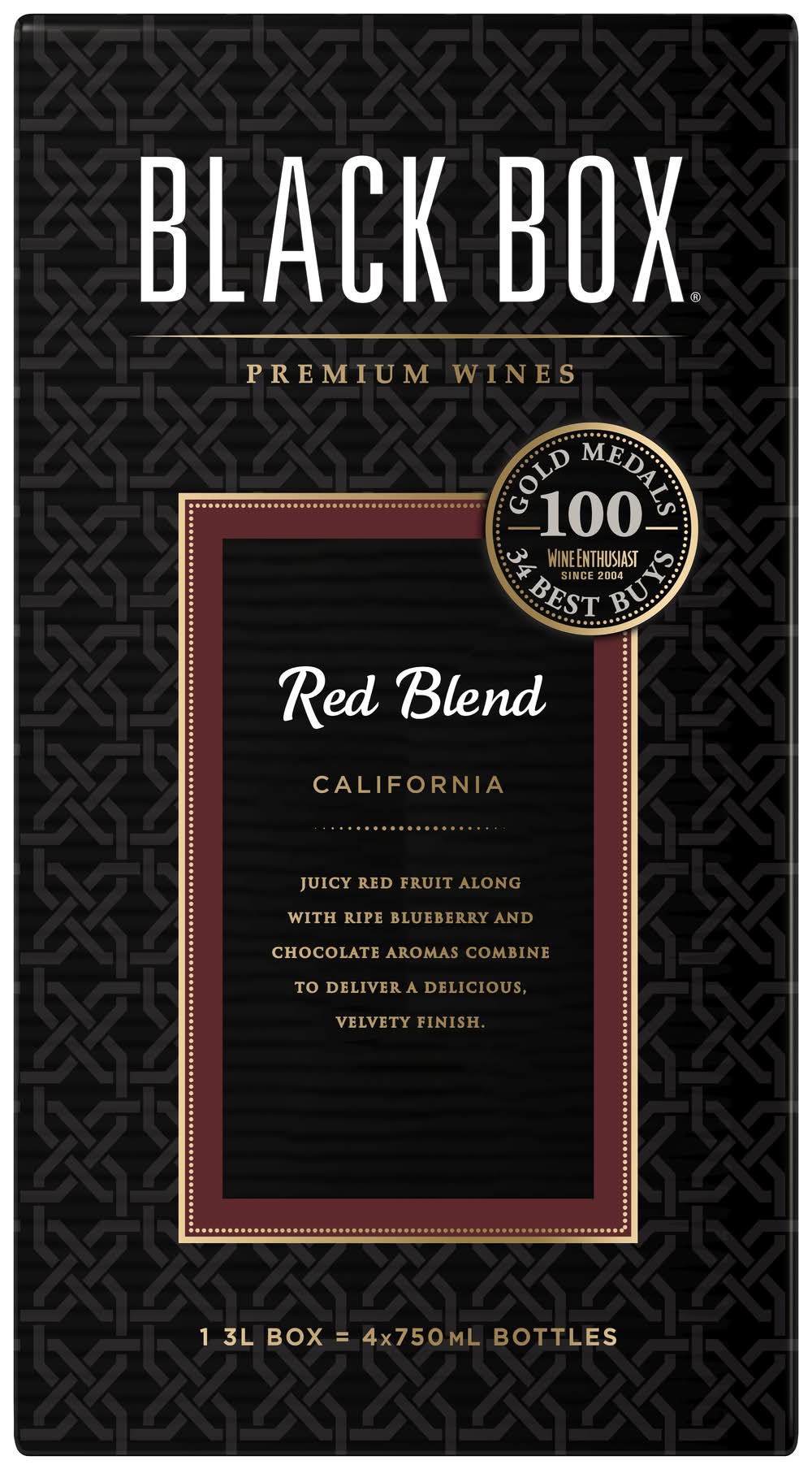 Black Box Wines California Blend Red Wine, 2016 (3 L)