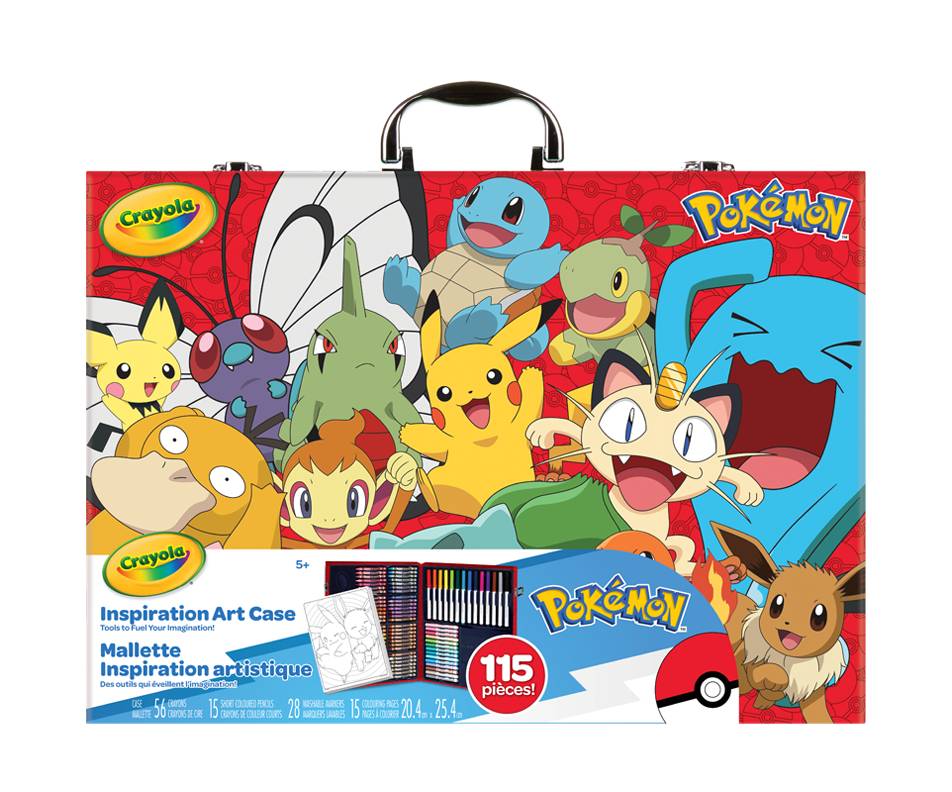 Crayola Malette Artiste Pokemon - Crayola Case Insp/Arts Pokemon