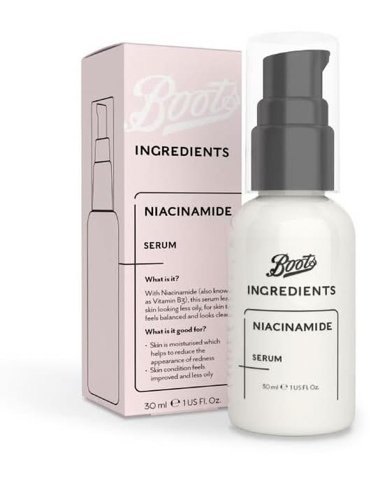 Boots Ingredients Niacinamide Serum 30ml