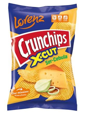 Crunchips X-Cut Ser-Cebula 140 g