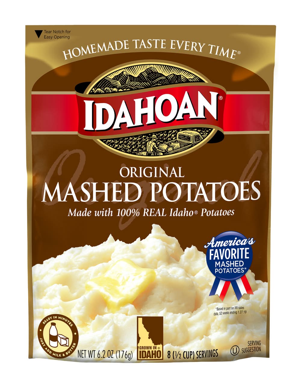 Idahoan Orig Mashed Potatoes (6.2 oz)