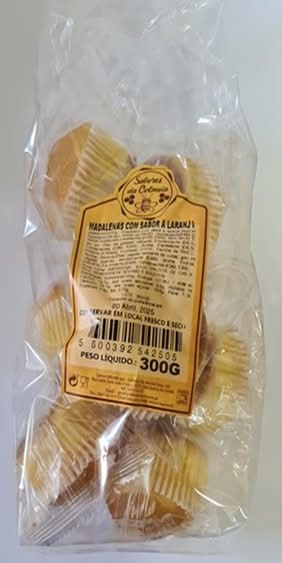 Madalenas Laranja Sabores da Colmeia 300 Gr