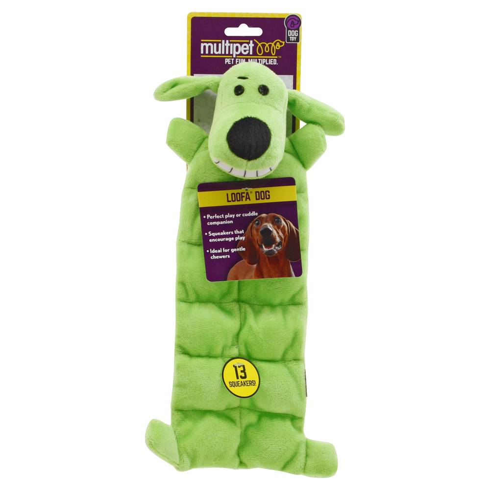 Multipet Loofa Dog Toy (1 ct)