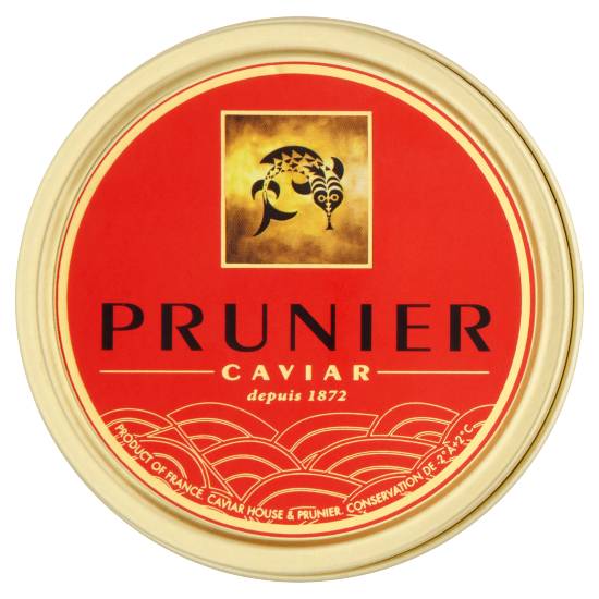 Mia restaurant - Prunier Baerii Caviar Français Made from young acipenser  baeri sturgeon, this caviar has a delicate texture and small, supple amber  grains. Its iodine structure, discreet but complex, will introduce