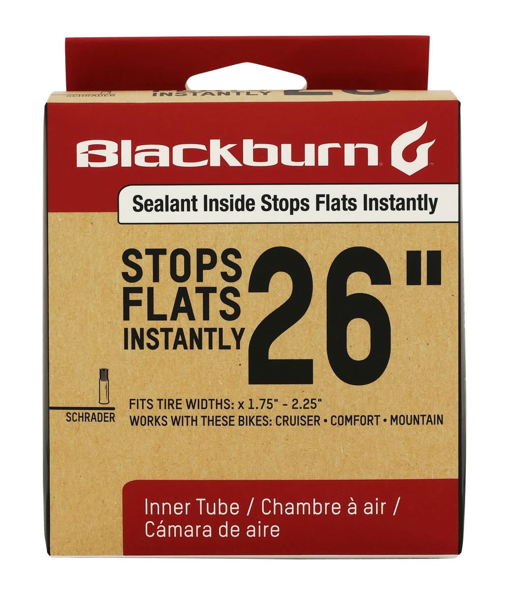 Blackburn Self Sealing Bike Tube, 26 in, Black