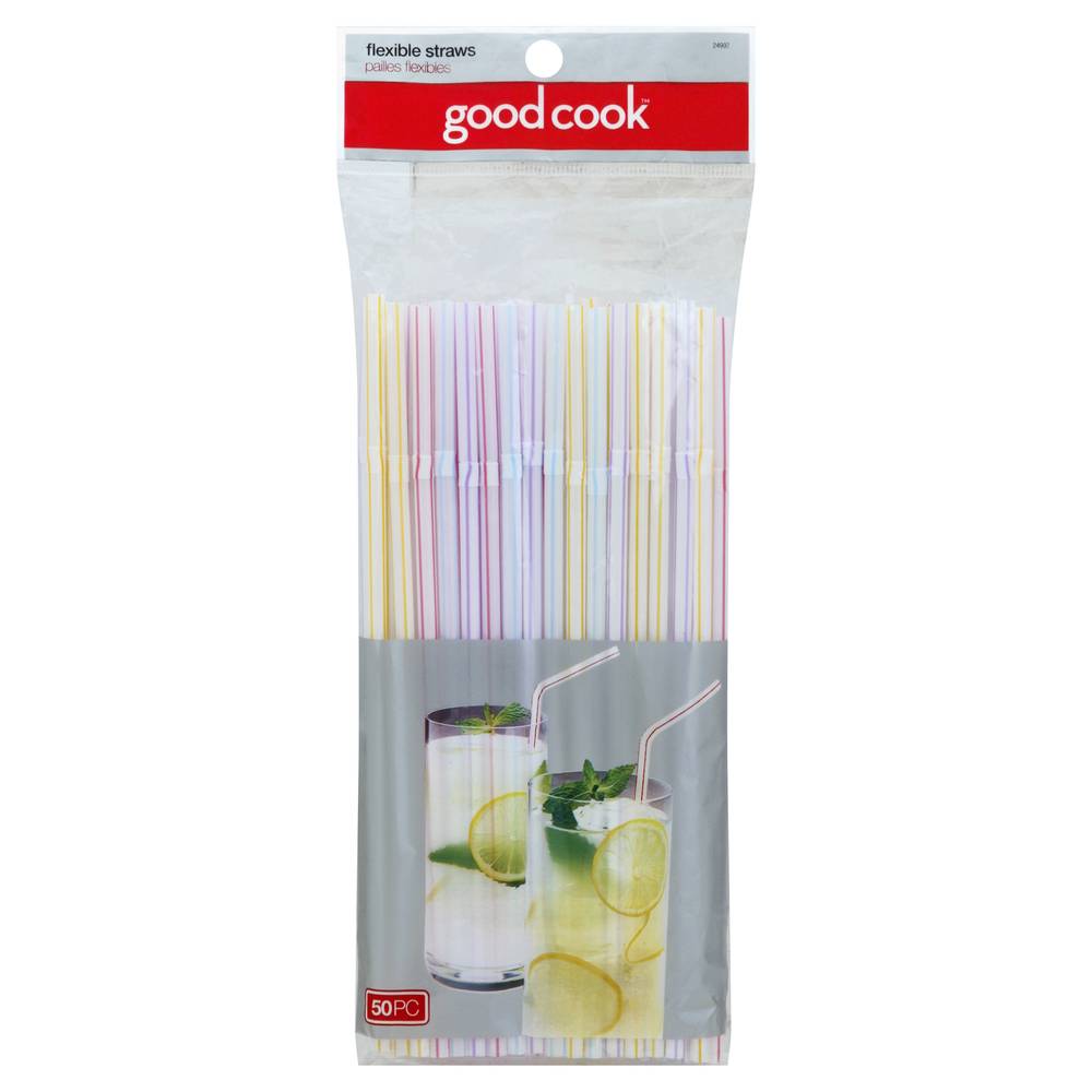 Goodcook Flexible Straws (50 ct)