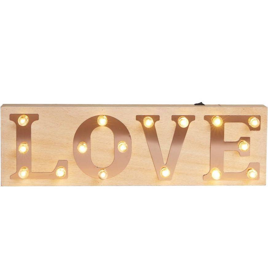 Light-Up Love Marquee Sign